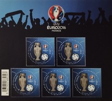 Bloc feuillet Euro 2016 n°