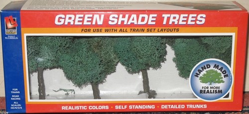 Pack arbres verts 9cm - 4,