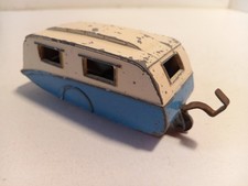 Dinky Toys 190 GB Caravane beige flancs bleus 1/43 Tres Bon Etat original