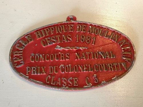 Chevaux plaque concours - chevaux,