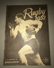 RUGBY 52 SUPPLEMENT DE MIROIR SPRINT PRESENTATION SAISON RUGBY 1952 
