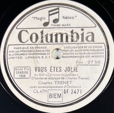 Charles trenet vous êtes - trenet, :