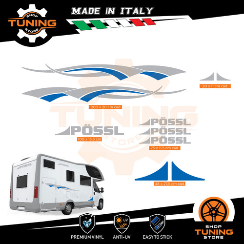 Autocollants camper kit - de,