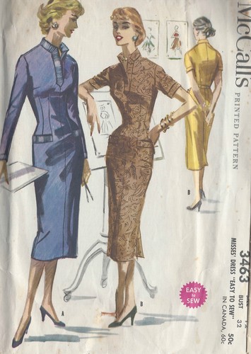 Patron couture vintage 1955 - vintage,