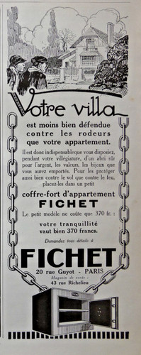 Publicité presse 1925 - publicitÉ, de