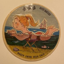 Petit-Bateau Nager entre deux eaux Sticker autocollant publicitaire