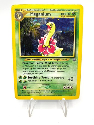 Carte pokémon meganium - pokémon,