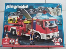 4820 Playmobil Pompier : Camion de pompier grande échelle (2008)