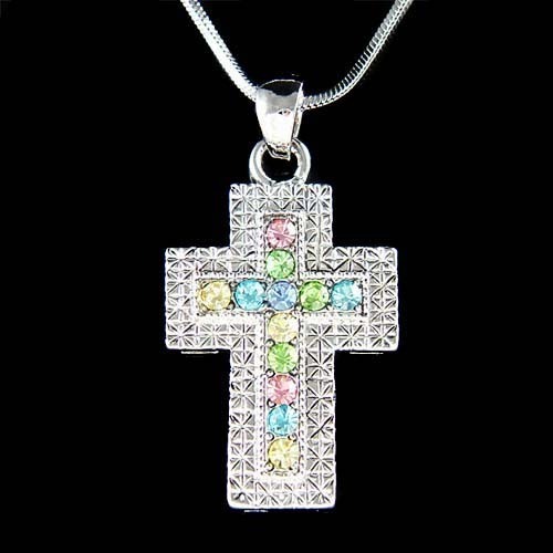 Collier religieux cristal - en,