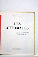 LIVRE ANCIEN MAIGNOT AUTOMATES