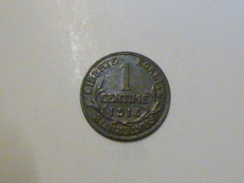 France centime 1914 box - 1, a