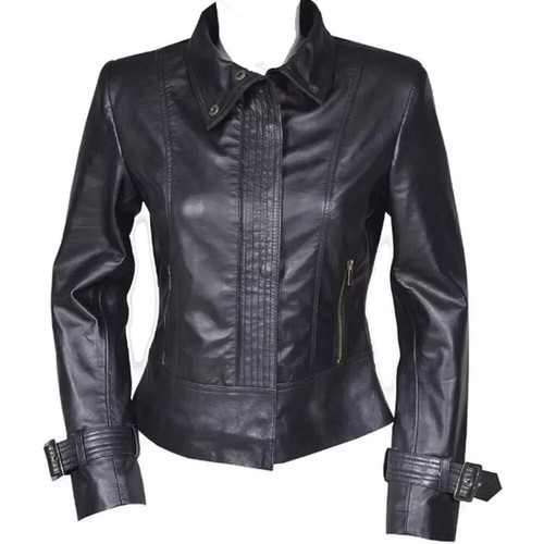 Veste cuir véritable pour - cuir,