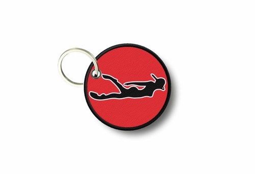 Porte cle cles clef - , brode