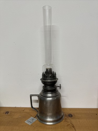 Ancienne lampe étain - , du
