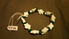 Bracelet perles tortue blanche