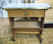 Table De Chevet Originale Années 50 Chariot À Journaux Mid Century