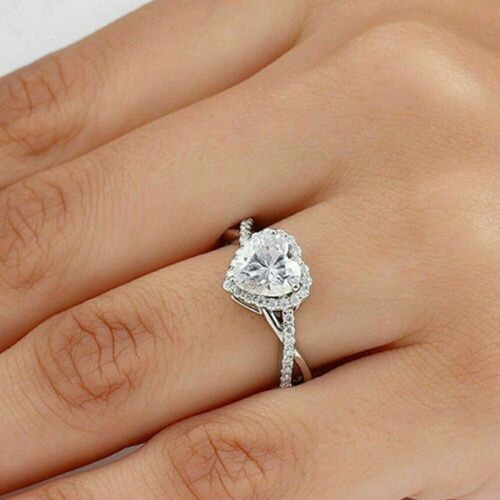 2ct coeur coupe - 2ct,