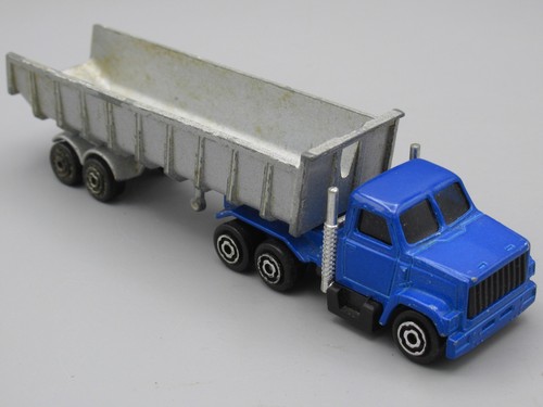 Camion benne bleu majorette - camion,