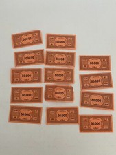 Lot de 14 Billets Monopoly