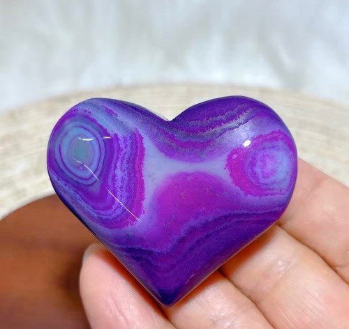 Cœur cristal agate - cœur, en