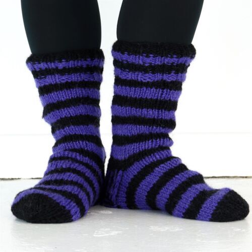 Chaussettes laine tricot - laine,