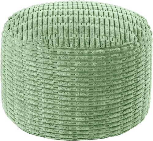 Unstuffed ottoman pouf - ottoman,