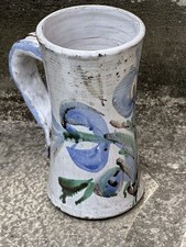 Céramique Vase Anse Boris Kassianoff Vintage Design Annees 60 