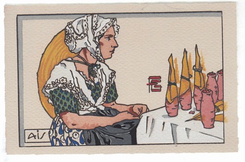 Cpa ilustrateur provence - ilustrateur, 06