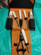 Rare Ancien Accessoires Nécessaires Manucure Objet Insolite Art Déco Flacon Étui