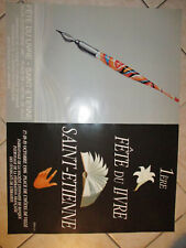 2 Affiches KANDL La Fête du Livre de Saint-Etienne 1986-1987