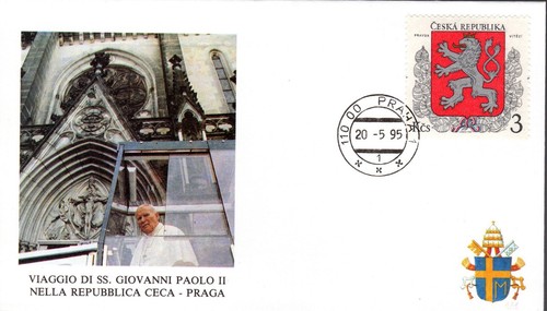 965 fdc vatican visite pape - vatican,