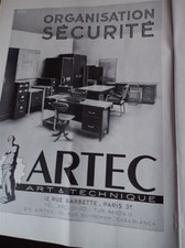 ARTEC  DAUM + CALOR + JOBOTON + Email DIAMANT pub FRANCE ILLUSTRATION 1948 col