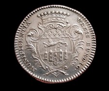 Token-Jeton LOUIS XVI VILLE DE BORDEAUX ARGENT Anciennement Monté 