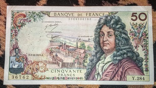 Billet francs racine - billet,