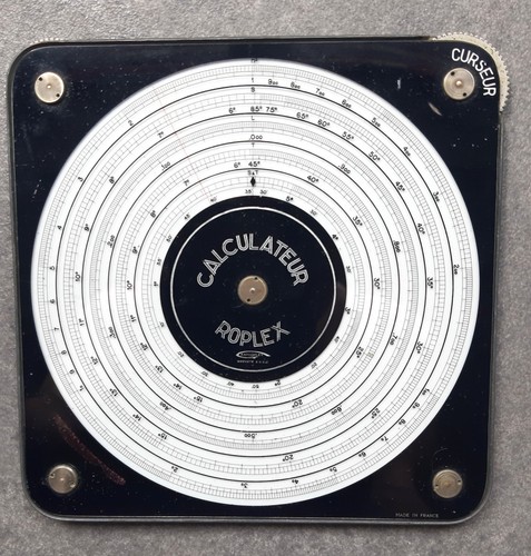 Regle calcul circulaire - calcul,