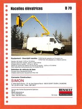 RENAULT B 70 / NACELLES /