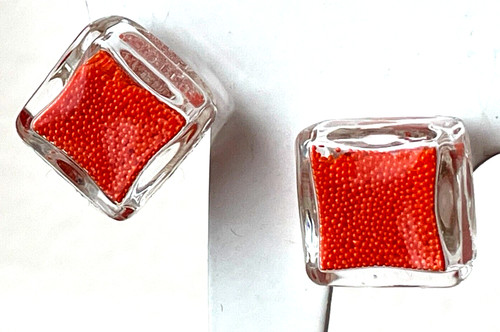 Boucle oreille pylones - pylones, verre