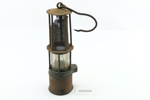 Lampe mineur ancienne - de,