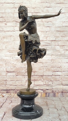 Sculpture bronze chiparus - sculpture,