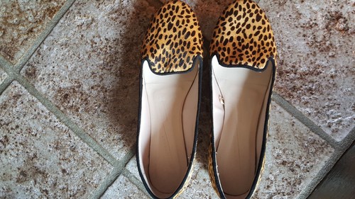 Slippers cuir poils - slippers, cuir-poils