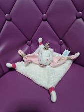 Doudou Plat licorne Rose  Baby'Nat