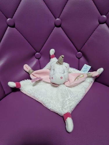 Doudou plat licorne - plat,