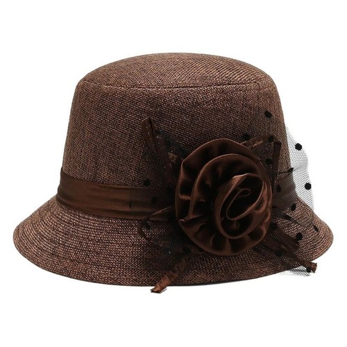 Chapeau coréen chanvre motif