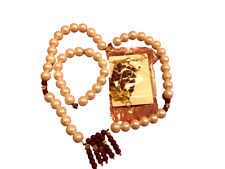 Set Luxe collier de perles de culture boucle d'oreille bracelet