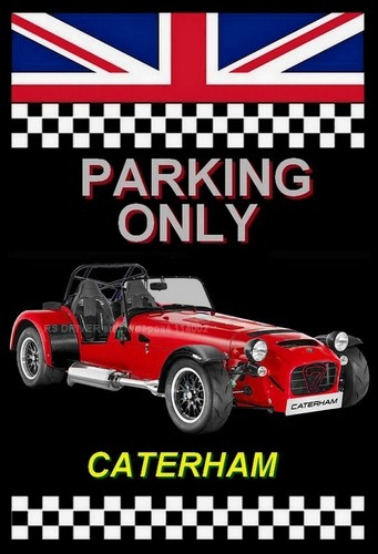 Plaque parking only caterham - plaque,