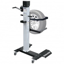 Lève roue à treuil manuel