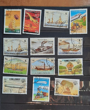 Lot 219  timbres du monde Thématique Transport / Train / Aviation / Bateau