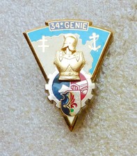 Insigne 34e Régiment du Génie