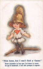 CPA ILLUSTRATEUR SIGNE FRED SPURGIN POUR ETEINDRE LE FEU QUE J'AI DANS COEUR 641