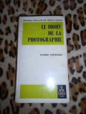 FREMOND Pierre : Le droit de